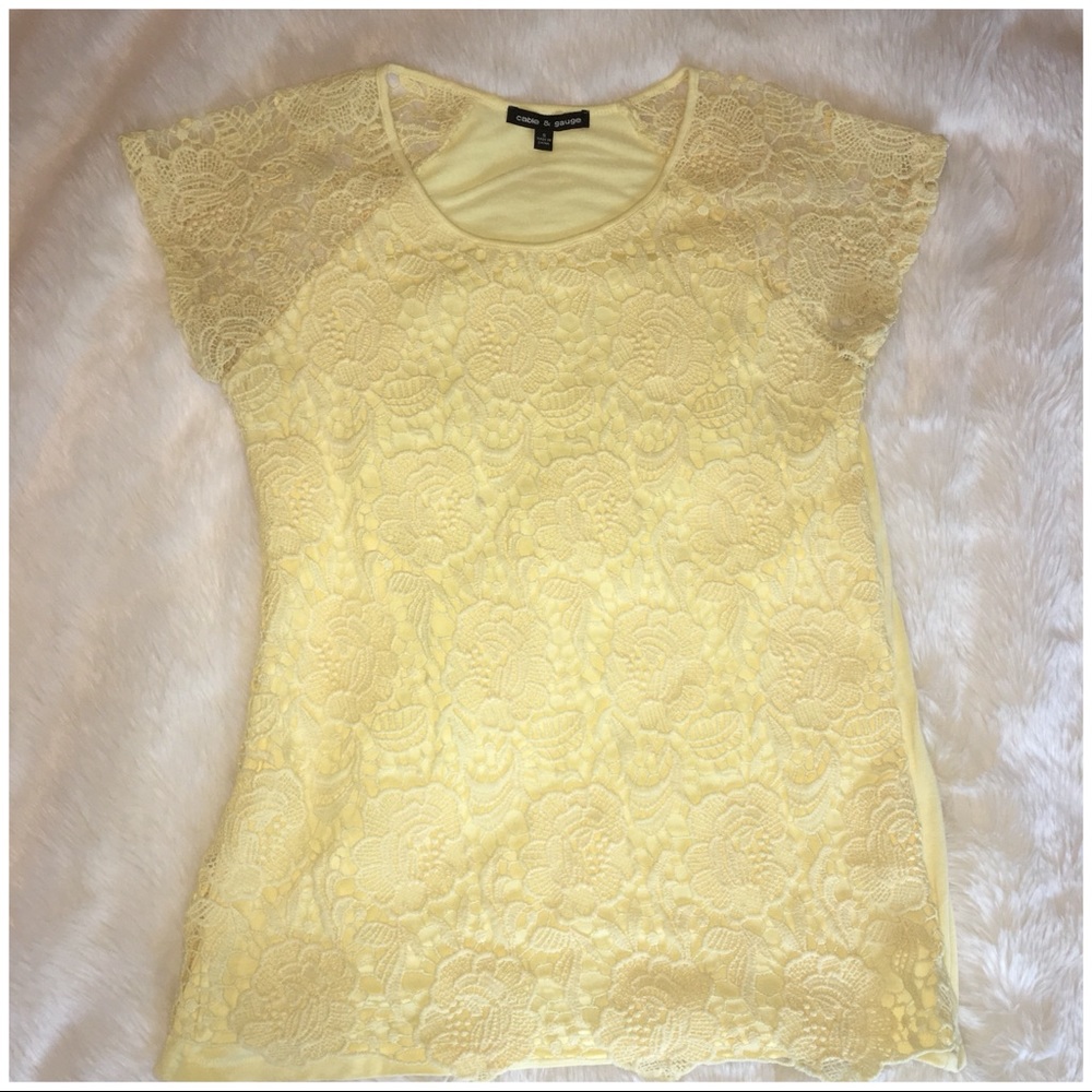 Women’s yellow top